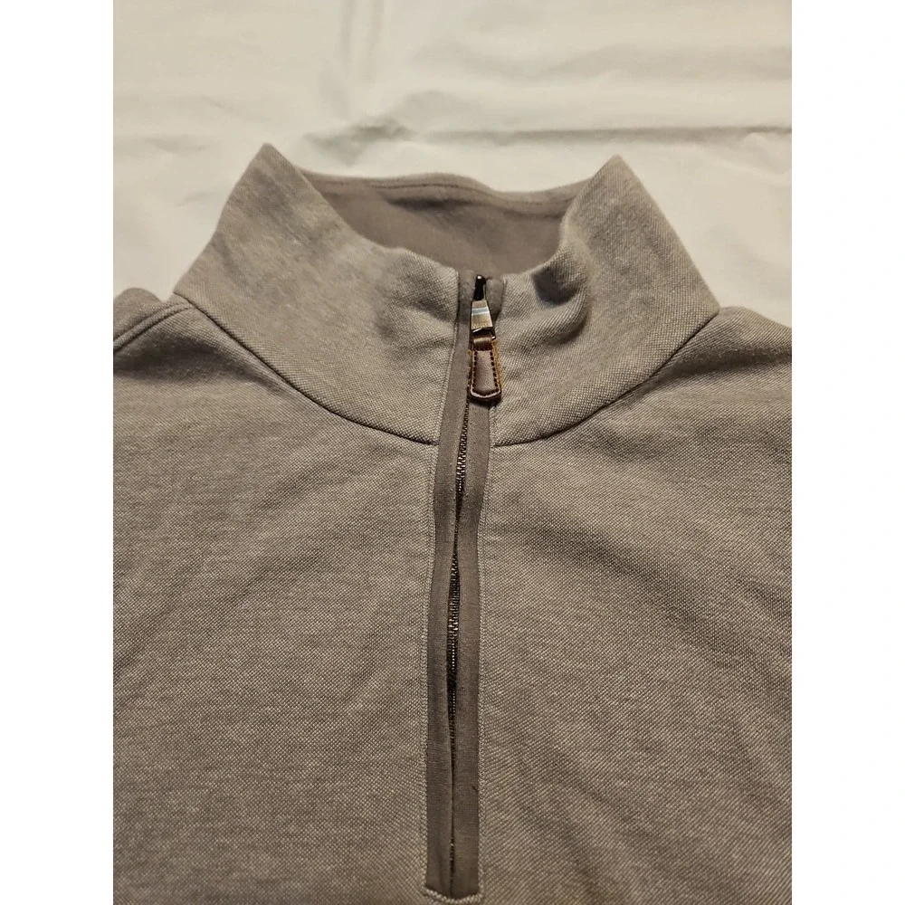 Banana Republic‎ 1/4 Zip Pullover Urban Gray Mens Large